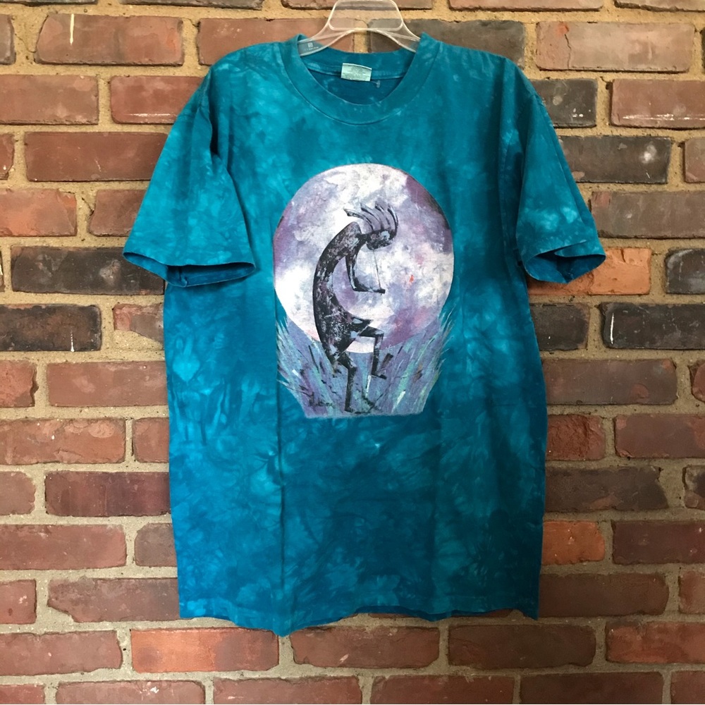 Vintage 90s BFOFO Clothing Tribal Dreamscape Shirt Size 1 -44 Bust